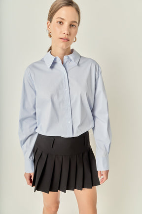 ENGLISH FACTORY - Oversized Button Down Shirt - SHIRTS & BLOUSES available at Objectrare