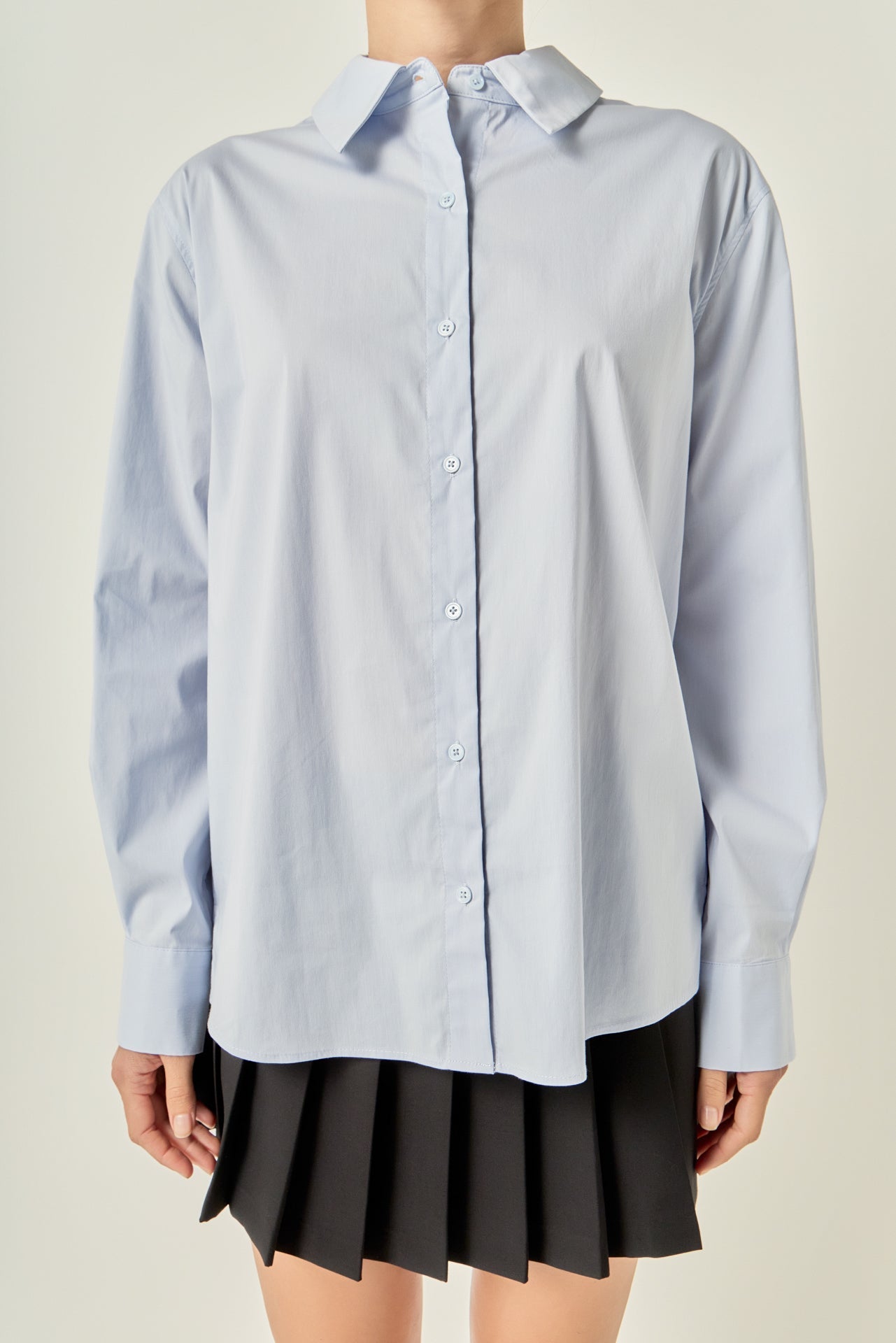 ENGLISH FACTORY - Oversized Button Down Shirt - SHIRTS & BLOUSES available at Objectrare