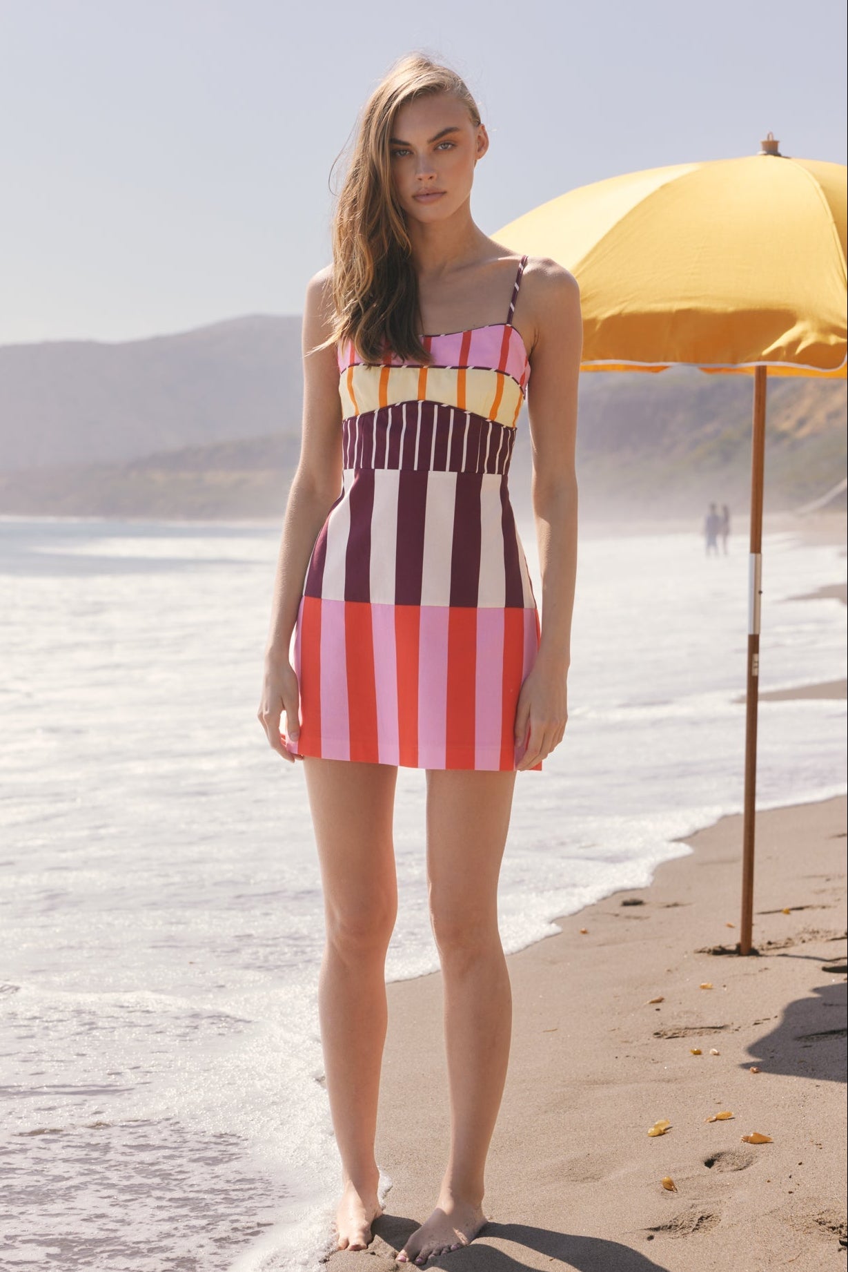 ENGLISH FACTORY - Sorbet Stripe Mini Dress - DRESSES available at Objectrare