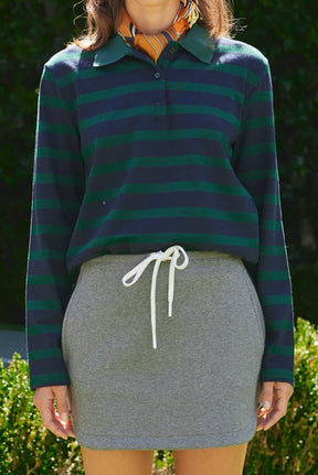 Rugby Stripe Knit Polo