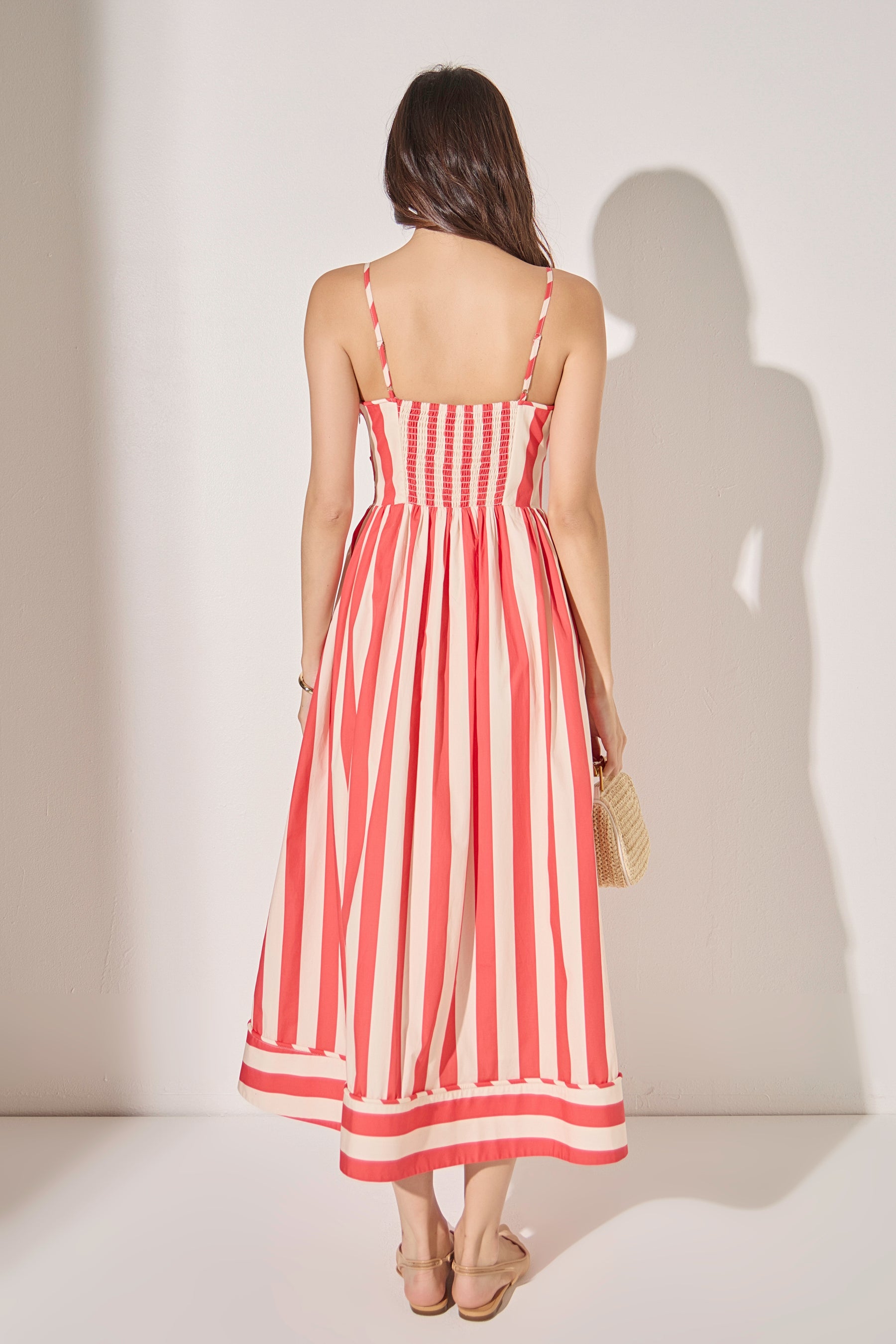 Bold Stripe Midi Dress