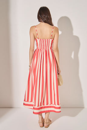 Bold Stripe Midi Dress
