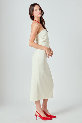 ENDLESS ROSE - Mina Strapless Midi Dress - DRESSES available at Objectrare