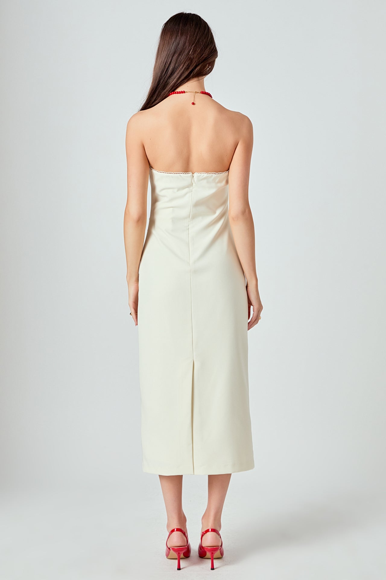 ENDLESS ROSE - Mina Strapless Midi Dress - DRESSES available at Objectrare