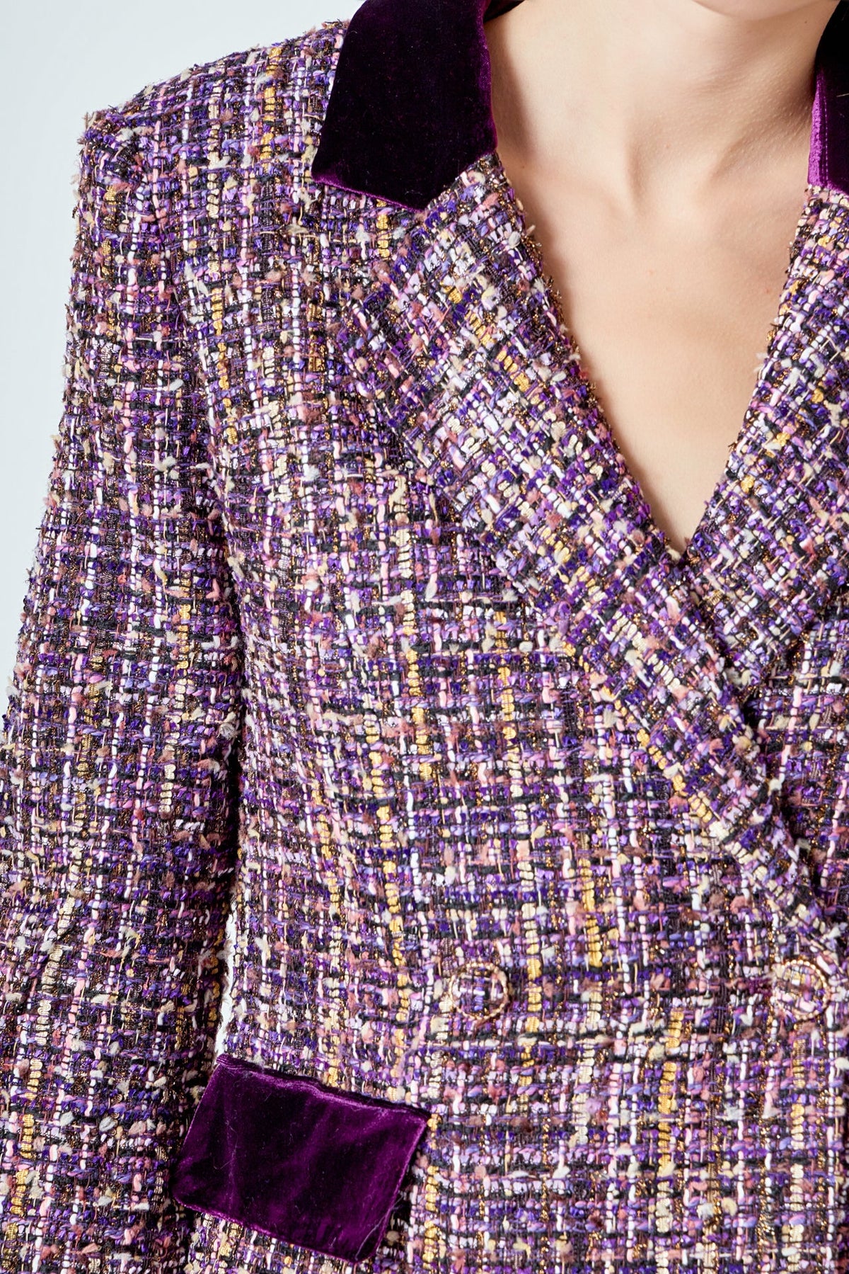 ENDLESS ROSE - Tweed Blazer Dress - DRESSES available at Objectrare