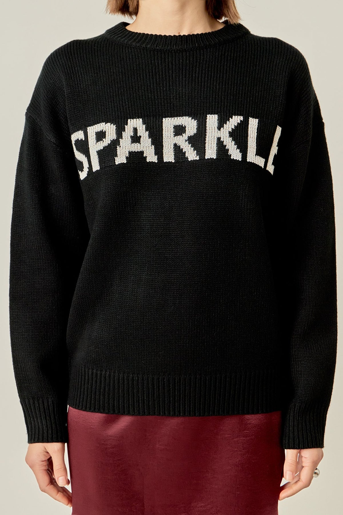 Sparkle Lettering Sweater