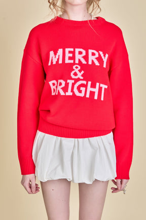 Lettering Sweater
