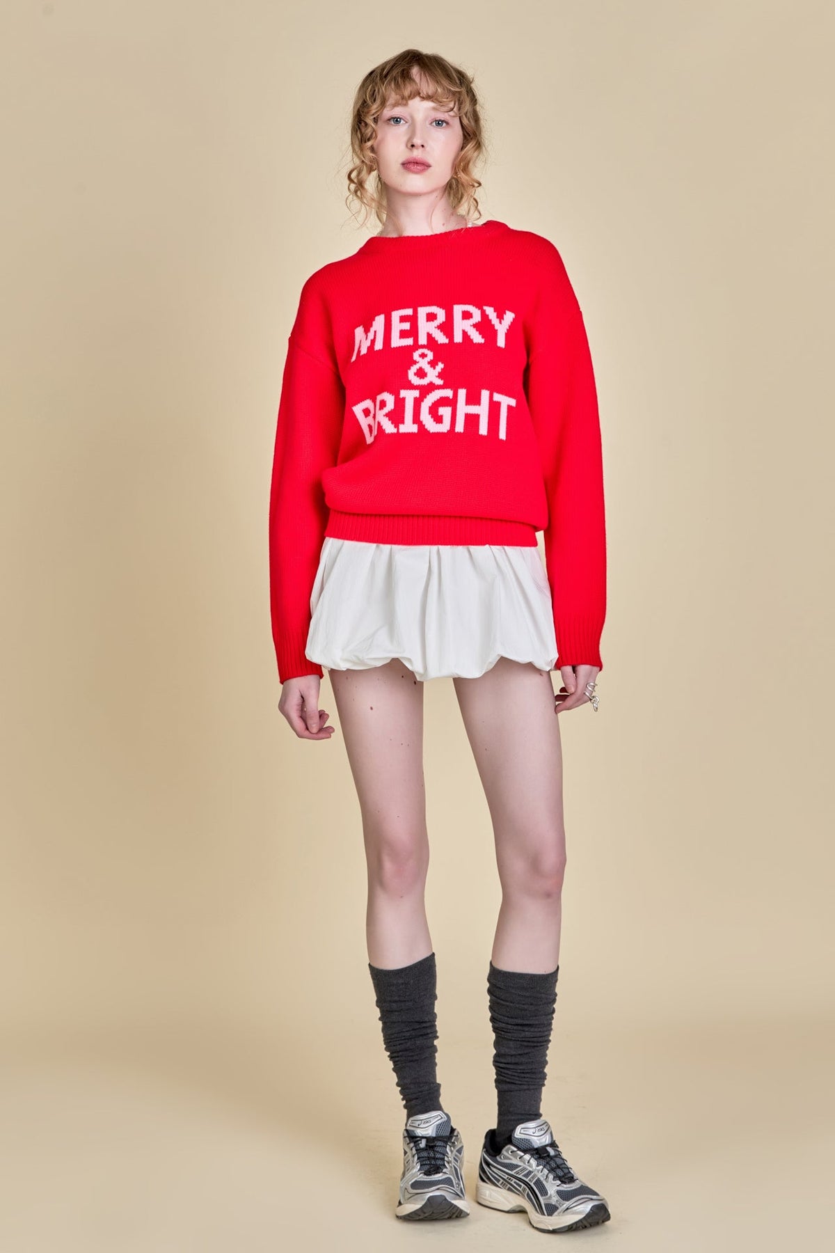 ENGLISH FACTORY - Lettering Sweater - SWEATERS & KNITS available at Objectrare