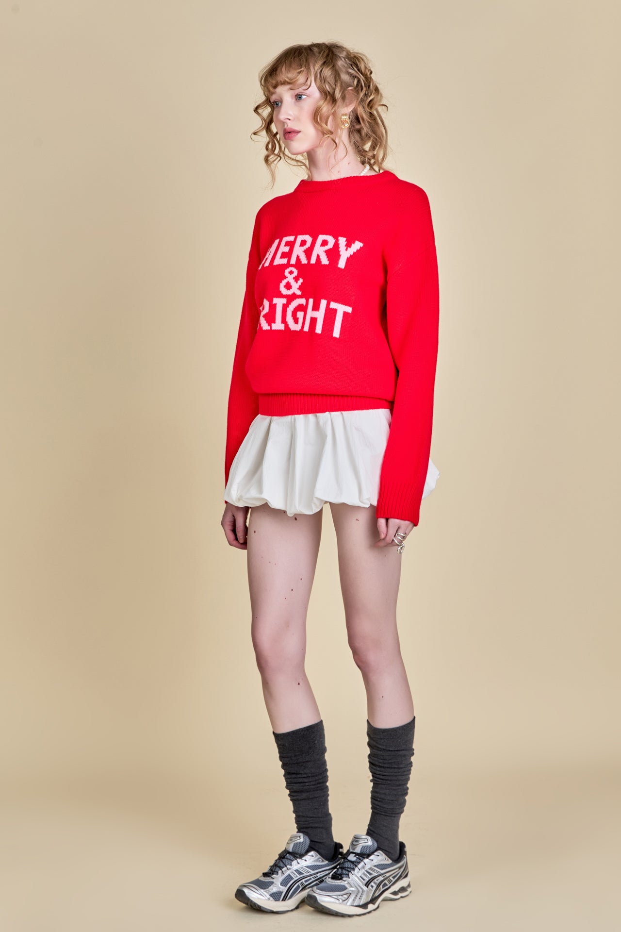 ENGLISH FACTORY - English Factory - Lettering Sweater - SWEATERS & KNITS available at Objectrare