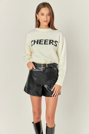 ENGLISH FACTORY - Lettering Sweater - SWEATERS & KNITS available at Objectrare