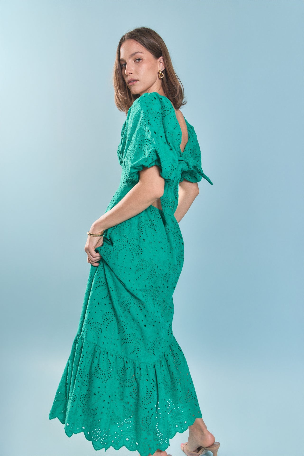 ENGLISH FACTORY - Sienna Embroidered Resort Maxi Dress - DRESSES available at Objectrare