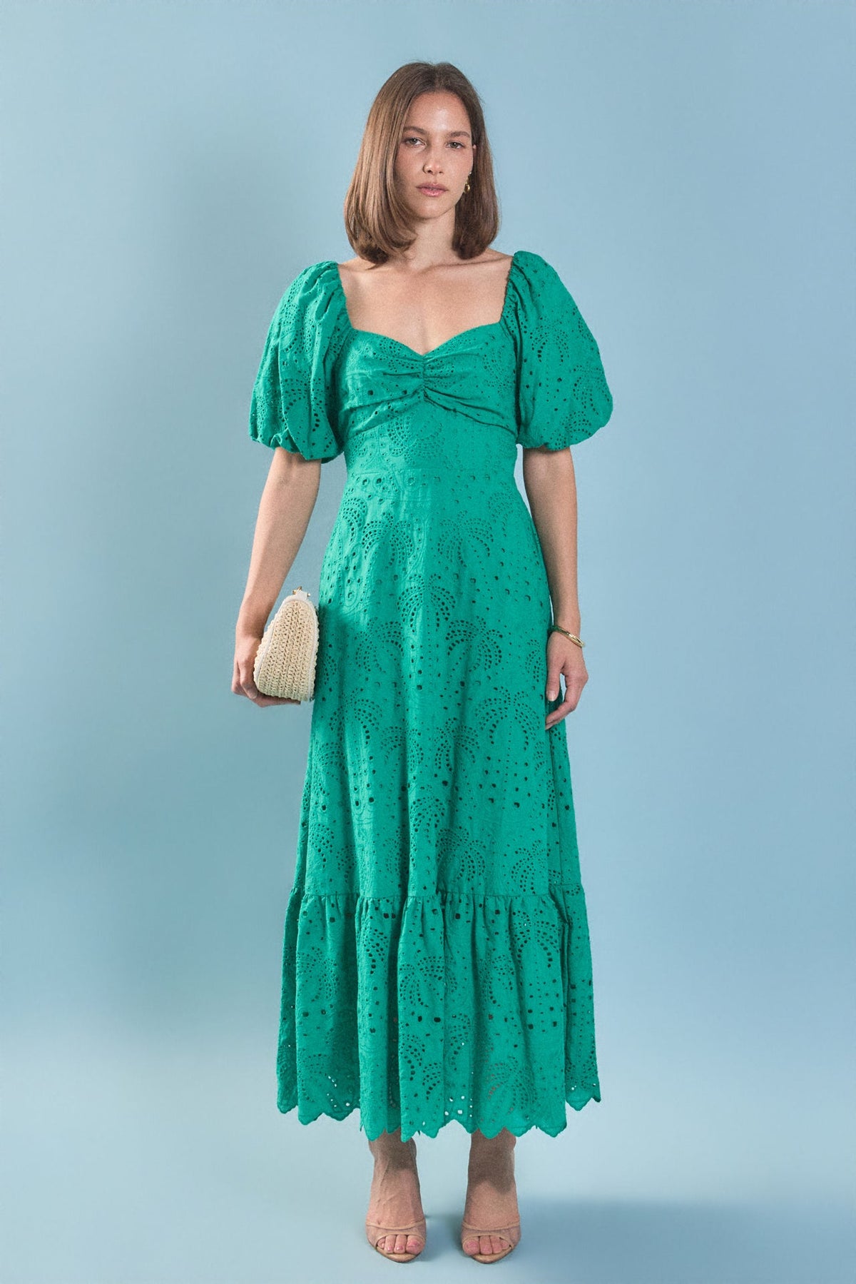 ENGLISH FACTORY - Sienna Embroidered Resort Maxi Dress - DRESSES available at Objectrare