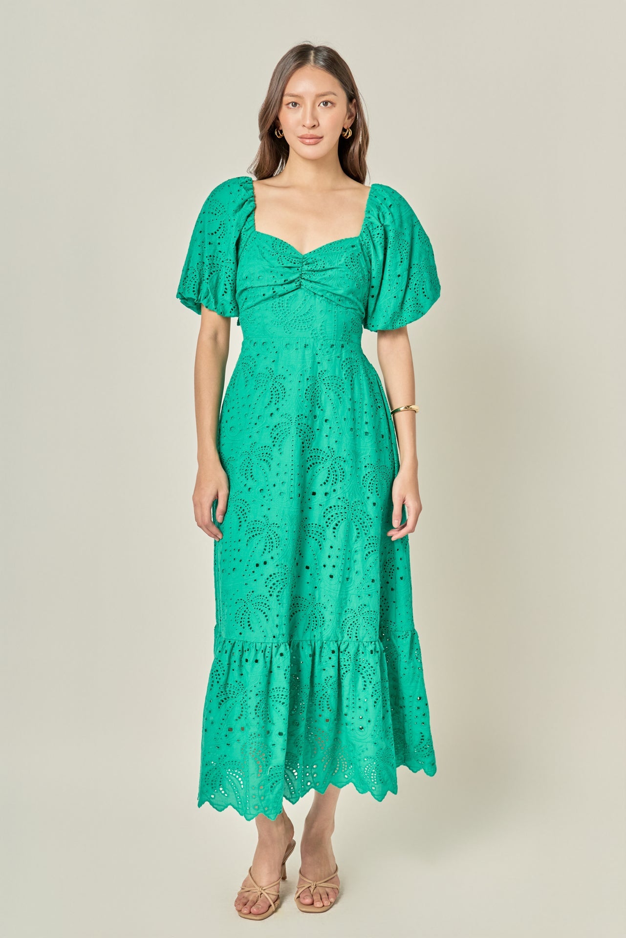 ENGLISH FACTORY - Sienna Embroidered Resort Maxi Dress - DRESSES available at Objectrare