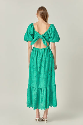 ENGLISH FACTORY - The Sienna Embroidered Resort Maxi Dress - DRESSES available at Objectrare