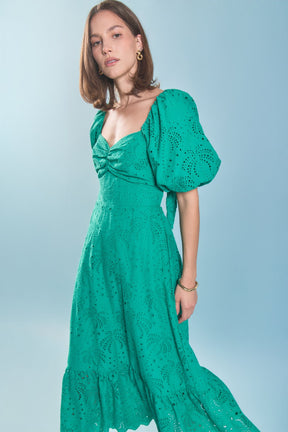 ENGLISH FACTORY - Sienna Embroidered Resort Maxi Dress - DRESSES available at Objectrare