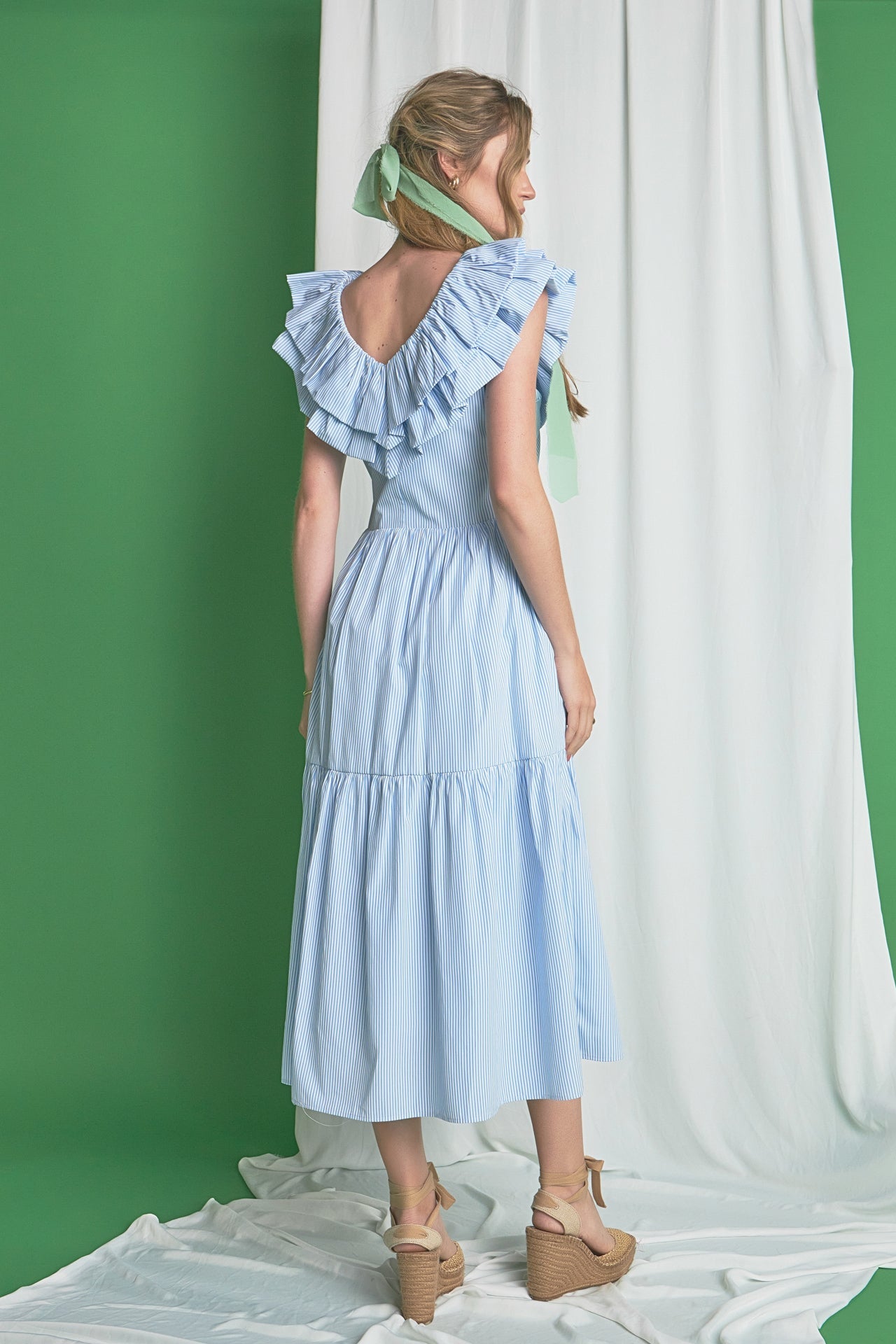 ENGLISH FACTORY - English Factory - Ruffle Maxi Dress - DRESSES available at Objectrare