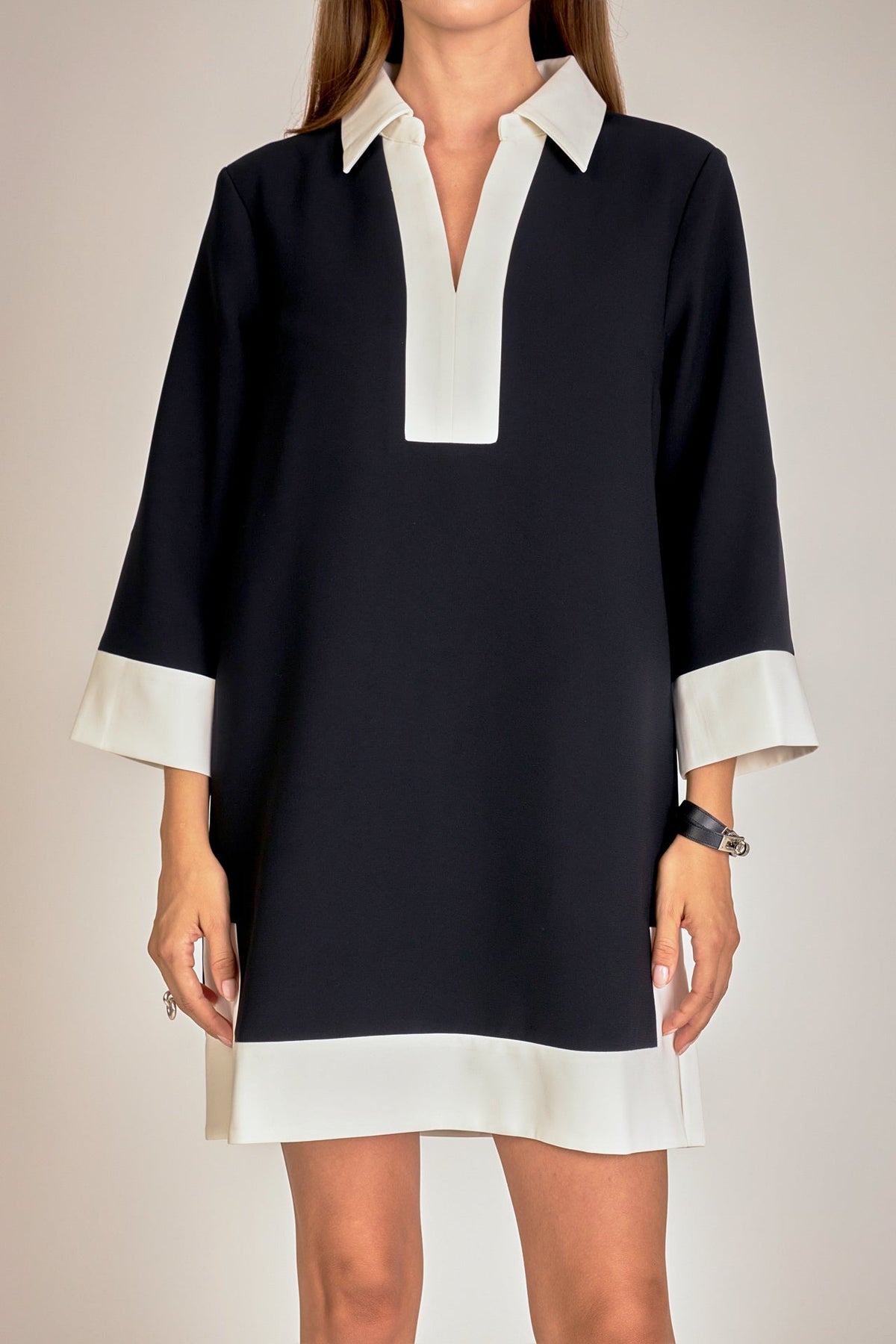 Colorblock Mini Dress