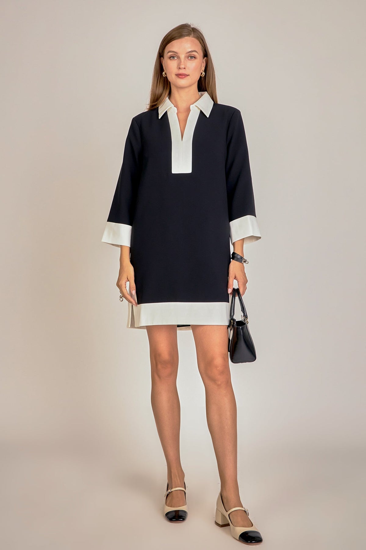 Colorblock Mini Dress