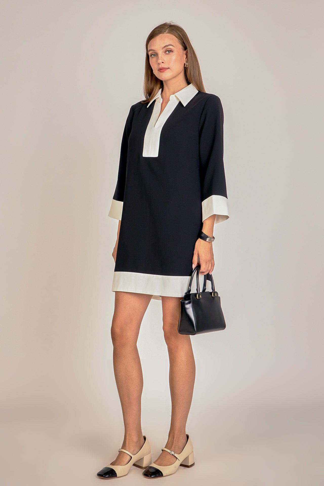 Colorblock Mini Dress
