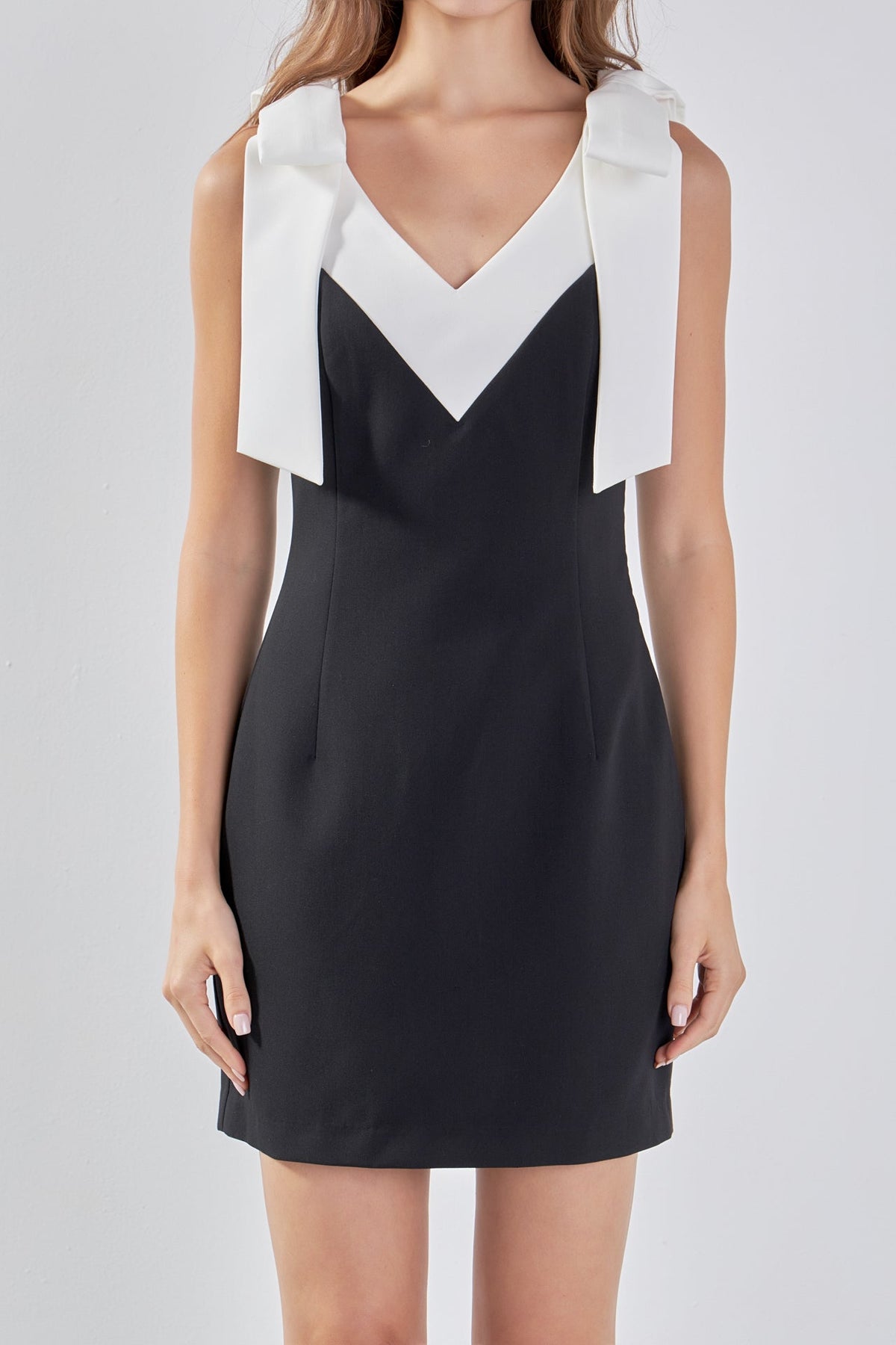 ENDLESS ROSE - Color Block Mini Dress - DRESSES available at Objectrare