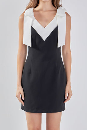 ENDLESS ROSE - Color Block Mini Dress - DRESSES available at Objectrare
