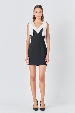 ENDLESS ROSE - Endless Rose - Color Block Mini Dress - DRESSES available at Objectrare