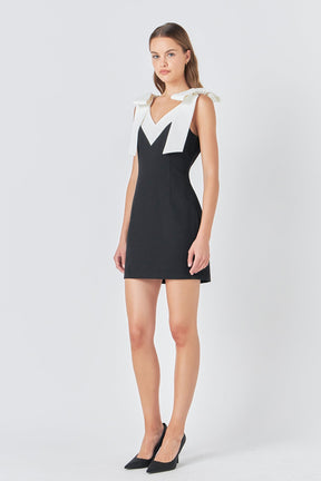 ENDLESS ROSE - Endless Rose - Color Block Mini Dress - DRESSES available at Objectrare