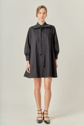 ENGLISH FACTORY - Bow Shirt Dress - DRESSES available at Objectrare
