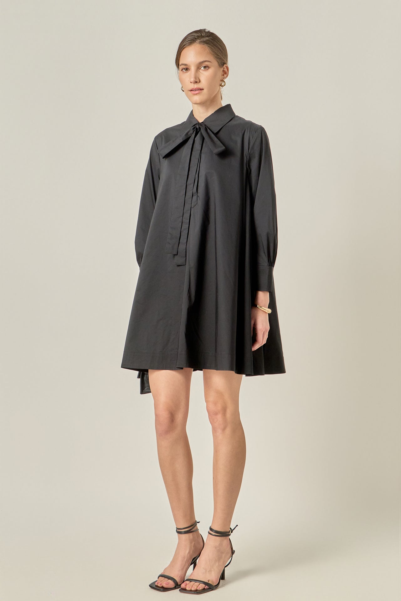 ENGLISH FACTORY - Bow Shirt Dress - DRESSES available at Objectrare