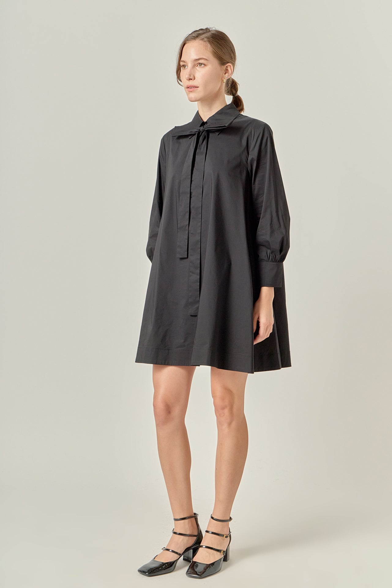 ENGLISH FACTORY - Bow Shirt Dress - DRESSES available at Objectrare