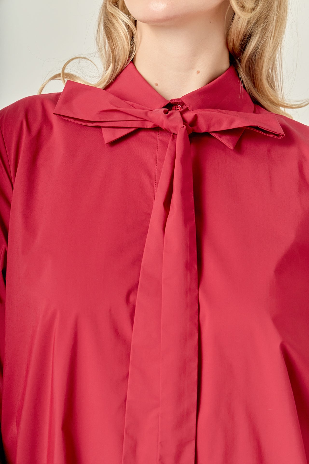 ENGLISH FACTORY - Bow Shirt Dress - DRESSES available at Objectrare