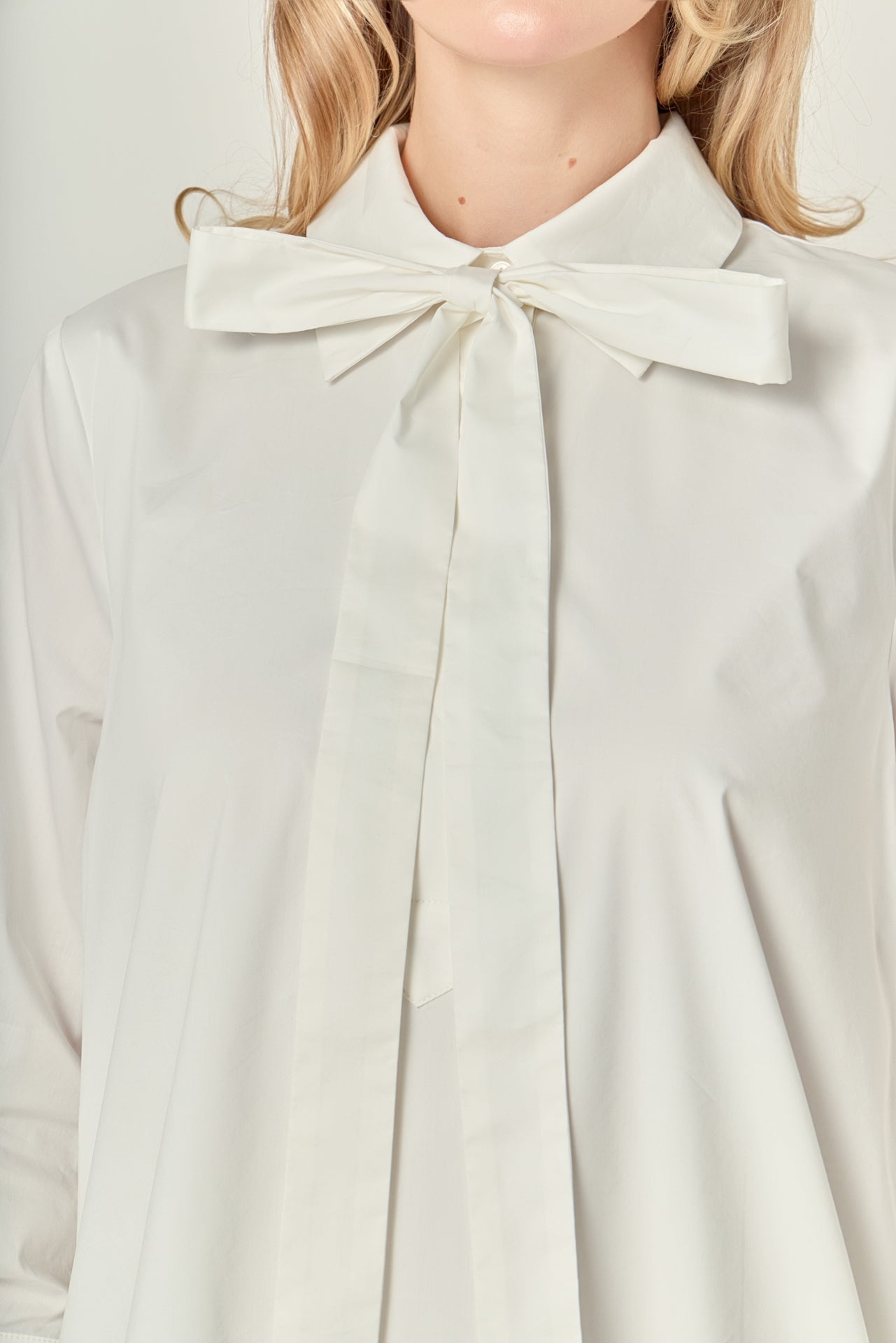 ENGLISH FACTORY - Bow Shirt Dress - DRESSES available at Objectrare