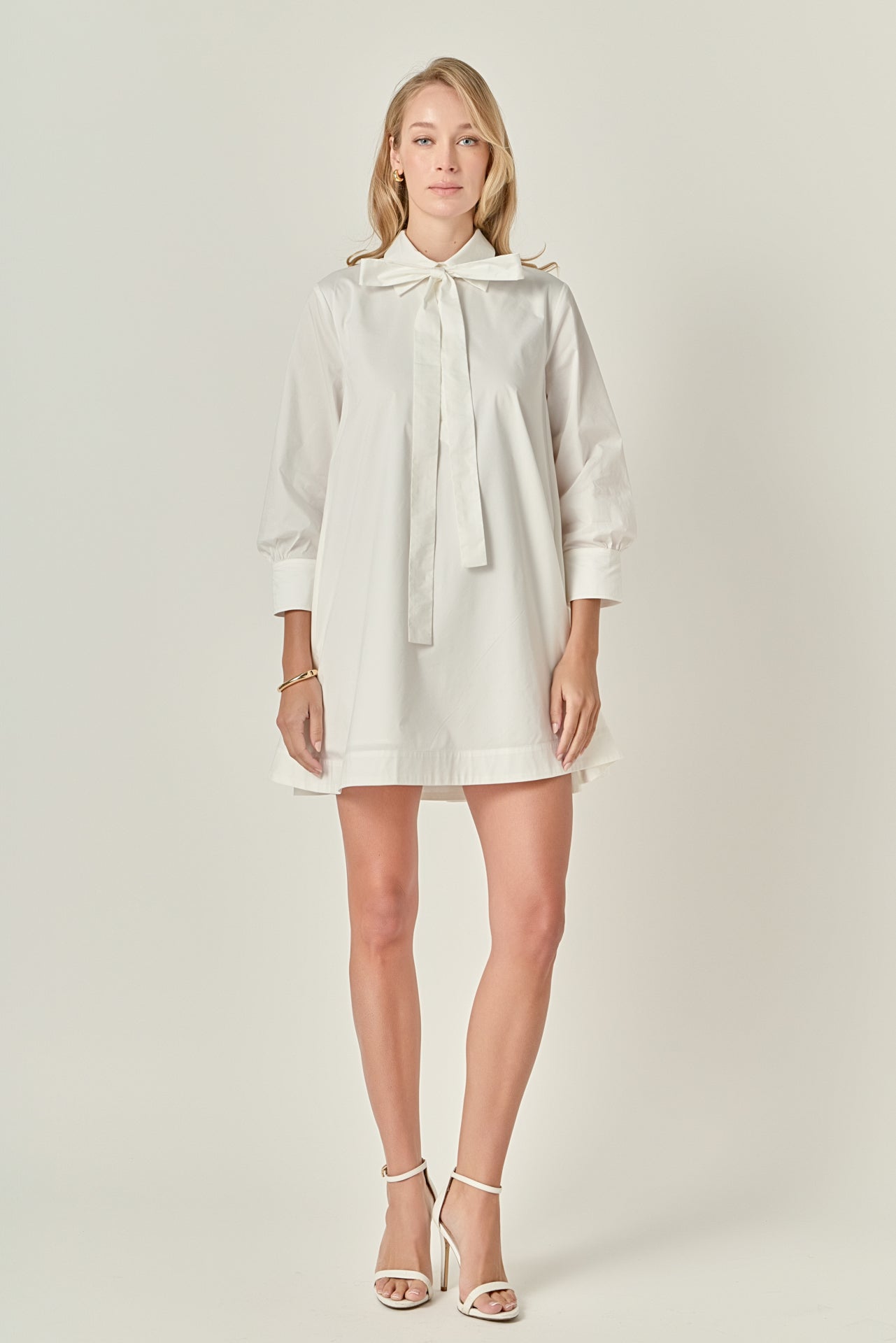 ENGLISH FACTORY - Bow Shirt Dress - DRESSES available at Objectrare