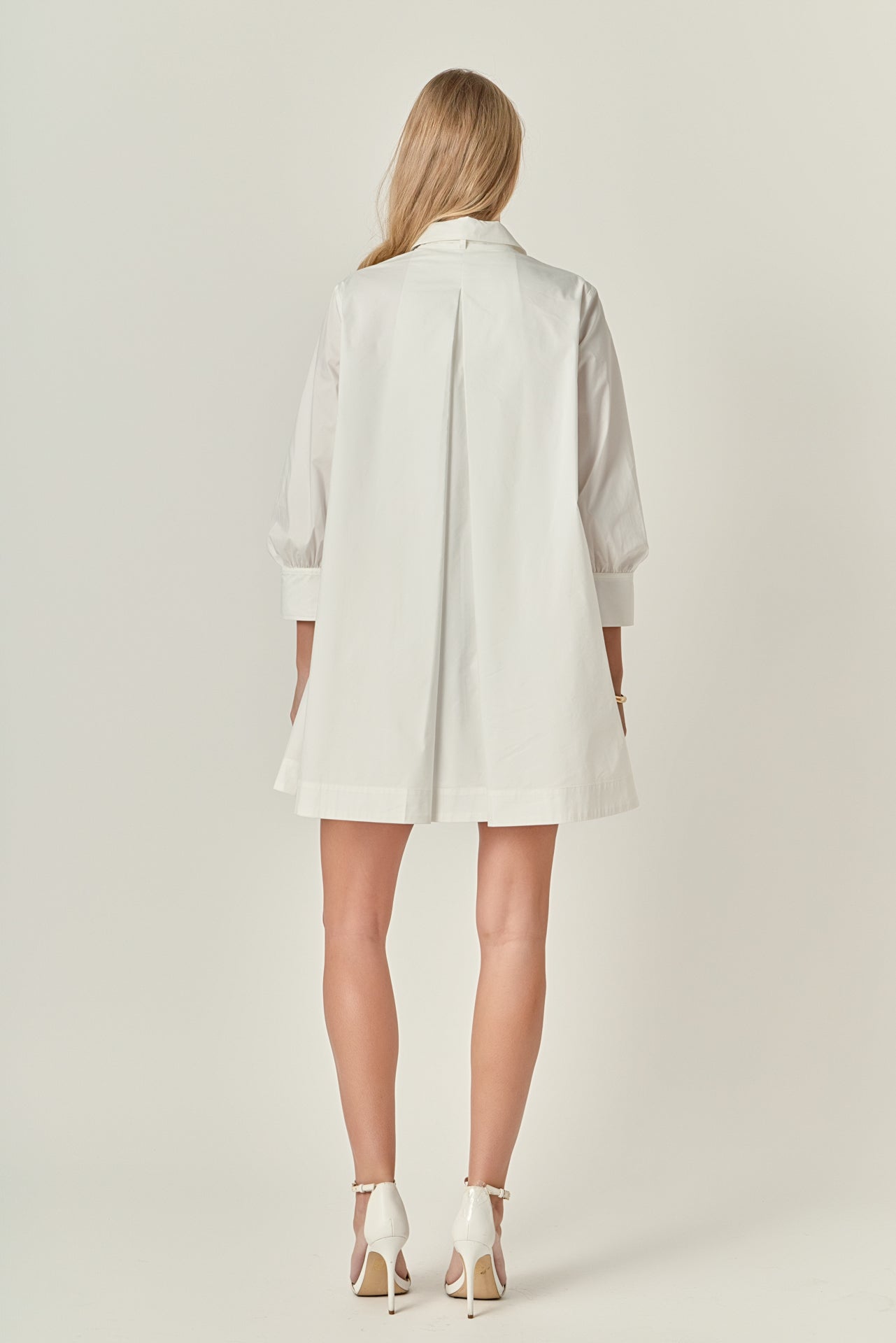 ENGLISH FACTORY - Bow Shirt Dress - DRESSES available at Objectrare