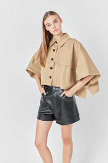 GREY LAB - Button Up Top - TOPS available at Objectrare