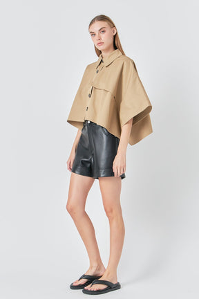 GREY LAB - Button Up Top - TOPS available at Objectrare