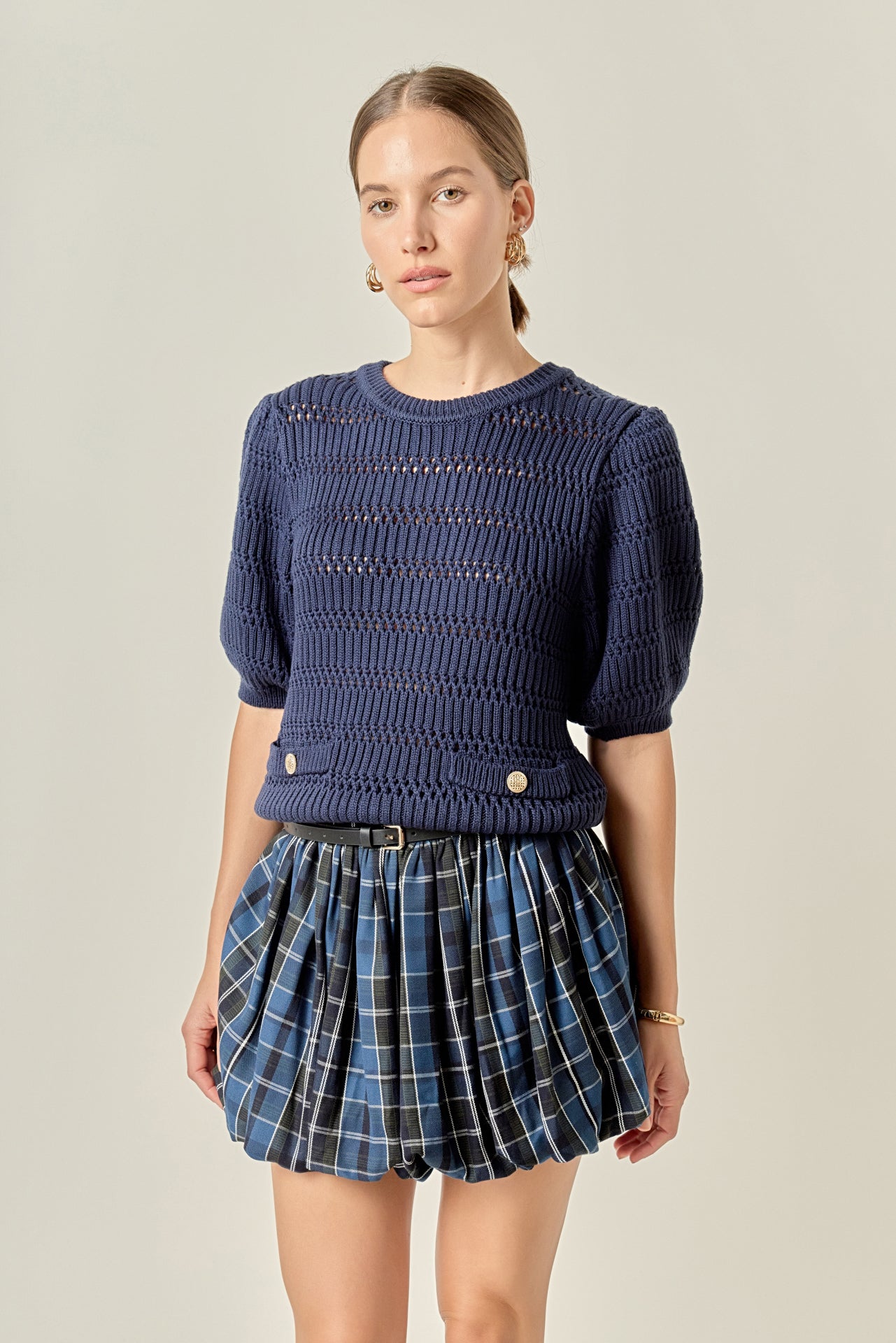 ENGLISH FACTORY - Knit Top - TOPS available at Objectrare