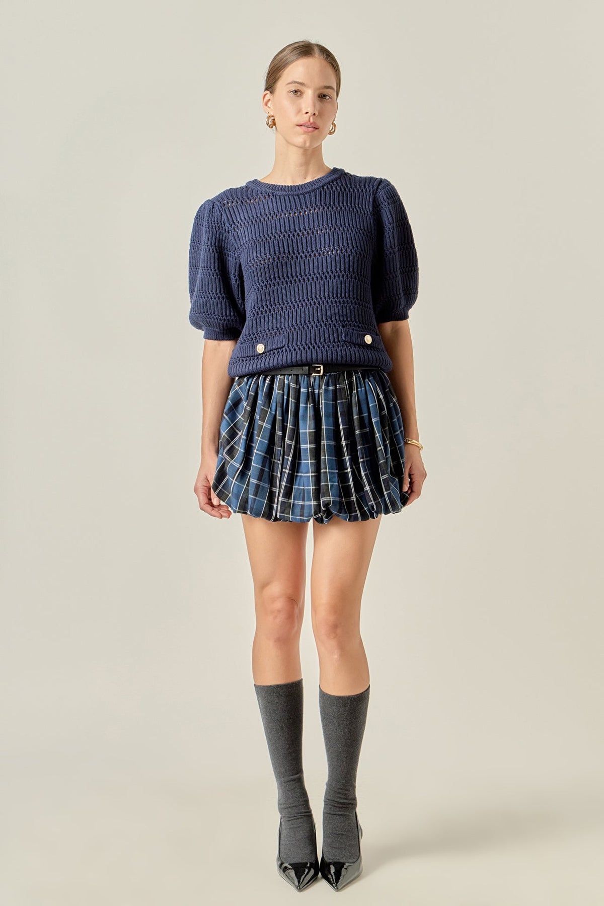 ENGLISH FACTORY - Knit Top - TOPS available at Objectrare