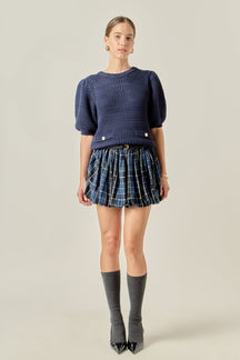 ENGLISH FACTORY - Knit Top - TOPS available at Objectrare