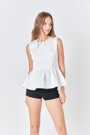 ENDLESS ROSE - Peplum Top - TOPS available at Objectrare