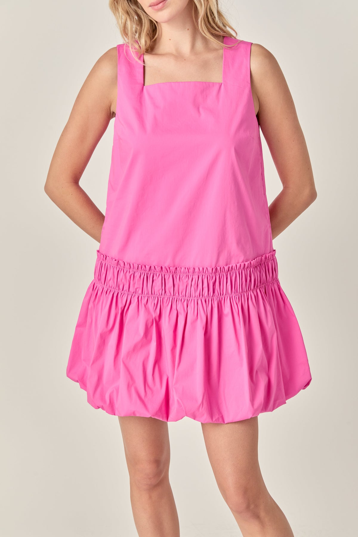 ENGLISH FACTORY - Shirring Detailed Sleeveless Dress - DRESSES available at Objectrare