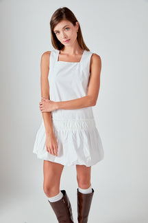 ENGLISH FACTORY - Shirring Detailed Sleeveless Dress - DRESSES available at Objectrare