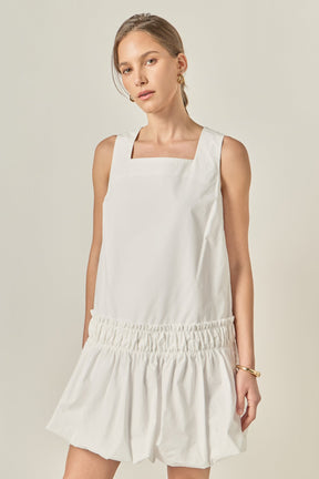 ENGLISH FACTORY - Shirring Detailed Sleeveless Dress - DRESSES available at Objectrare