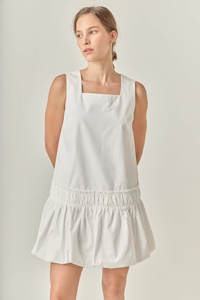 ENGLISH FACTORY - Shirring Detailed Sleeveless Dress - DRESSES available at Objectrare