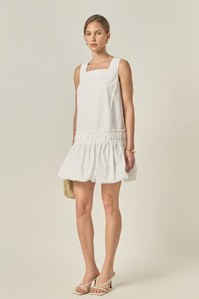 ENGLISH FACTORY - Shirring Detailed Sleeveless Dress - DRESSES available at Objectrare