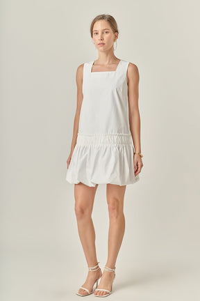 ENGLISH FACTORY - Shirring Detailed Sleeveless Dress - DRESSES available at Objectrare