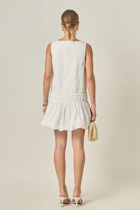 ENGLISH FACTORY - Shirring Detailed Sleeveless Dress - DRESSES available at Objectrare