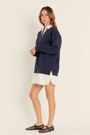 ENGLISH FACTORY - Mix Media Dress - DRESSES available at Objectrare