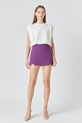 ENDLESS ROSE - Powder Shoulder Sleeveless Top - TOPS available at Objectrare