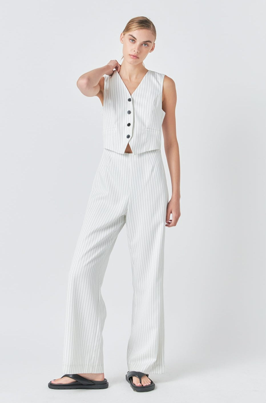 GREY LAB - Vest Jumpsuit - JUMPSUITS available at Objectrare